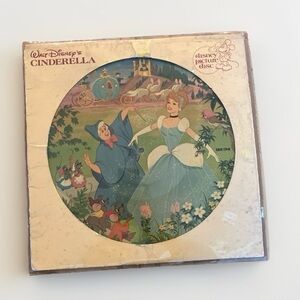Walt Disney's Cinderella Picture Disc Vinyl Record